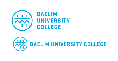 좌우조합 시그니처-영문 좌우 조합: DAELIM UNIVERSITY COLLEGE DAELIM UNIVERSITY COLLEGE