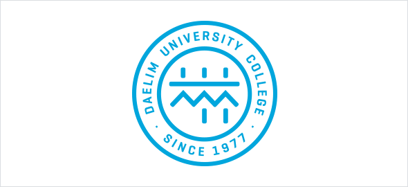 심볼-어서리티마크 DAELIM UNIVERSITY COLLEGE . SINCE 1977 .